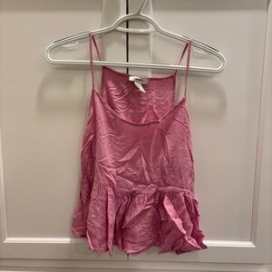 Forever 21 Pink Ruffled Camisole